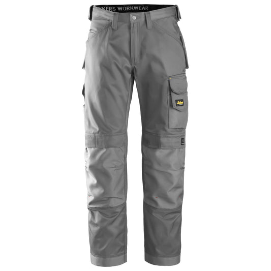 Snickers Workwear - 3312 Pantalones largos de trabajo DuraTwill Gris