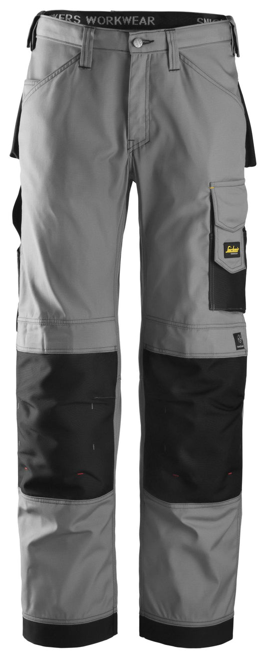 Snickers Workwear 3313 Pantalones largos de trabajo Rip-Stop grises