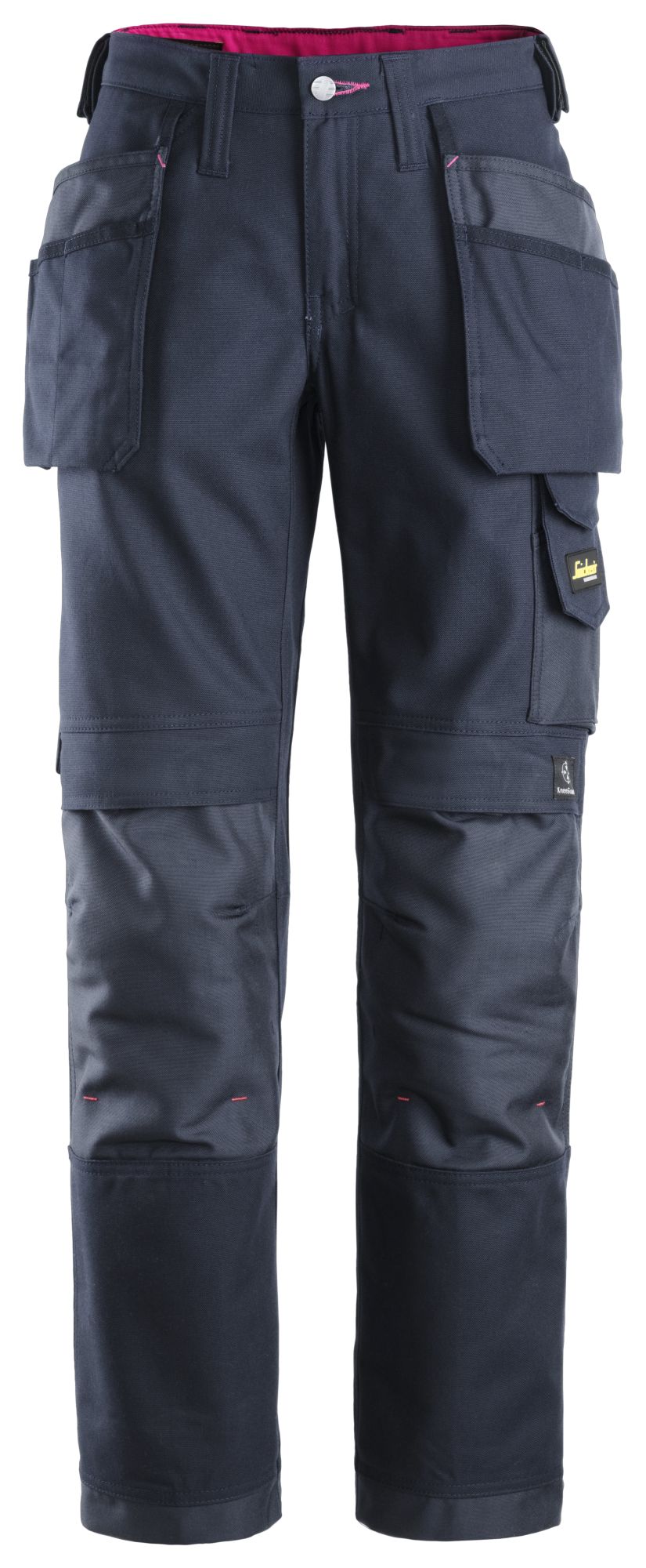 Snickers Workwear 37149595040 - 3714 Pantalón largo Canvas+ Mujer con bolsillos flotantes azul marino talla 40