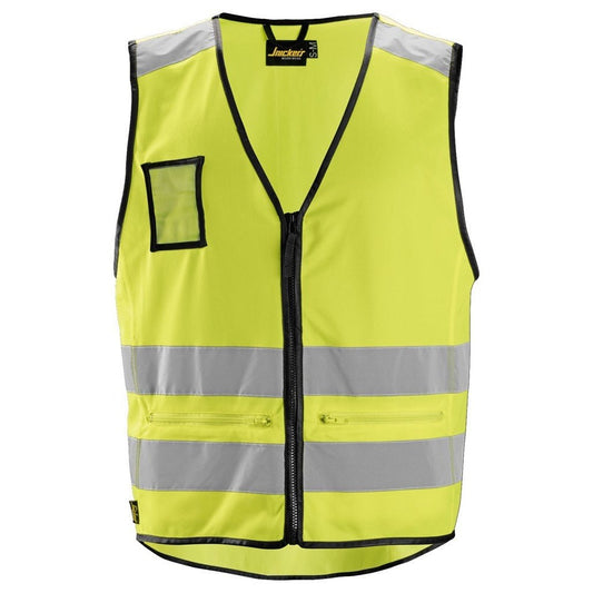 Snickers Workwear - 4310 Chaleco de alta visibilidad clase 2 AllroundWork amarillo