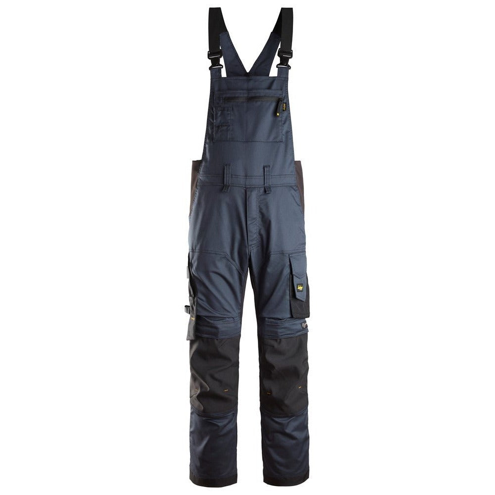 Snickers Workwear - 6051 AllroundWork Stretch Bib and Brace Trousers, Navy/Black