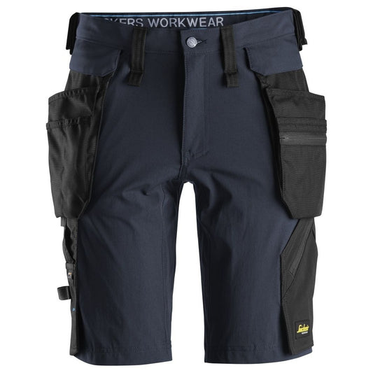 Snickers Workwear - 6108 LiteWork Shorts with Detachable Floating Pockets Navy/Black