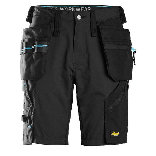 Snickers Workwear - 6110 LiteWork 37.5® Shorts with Floating Pockets, Black