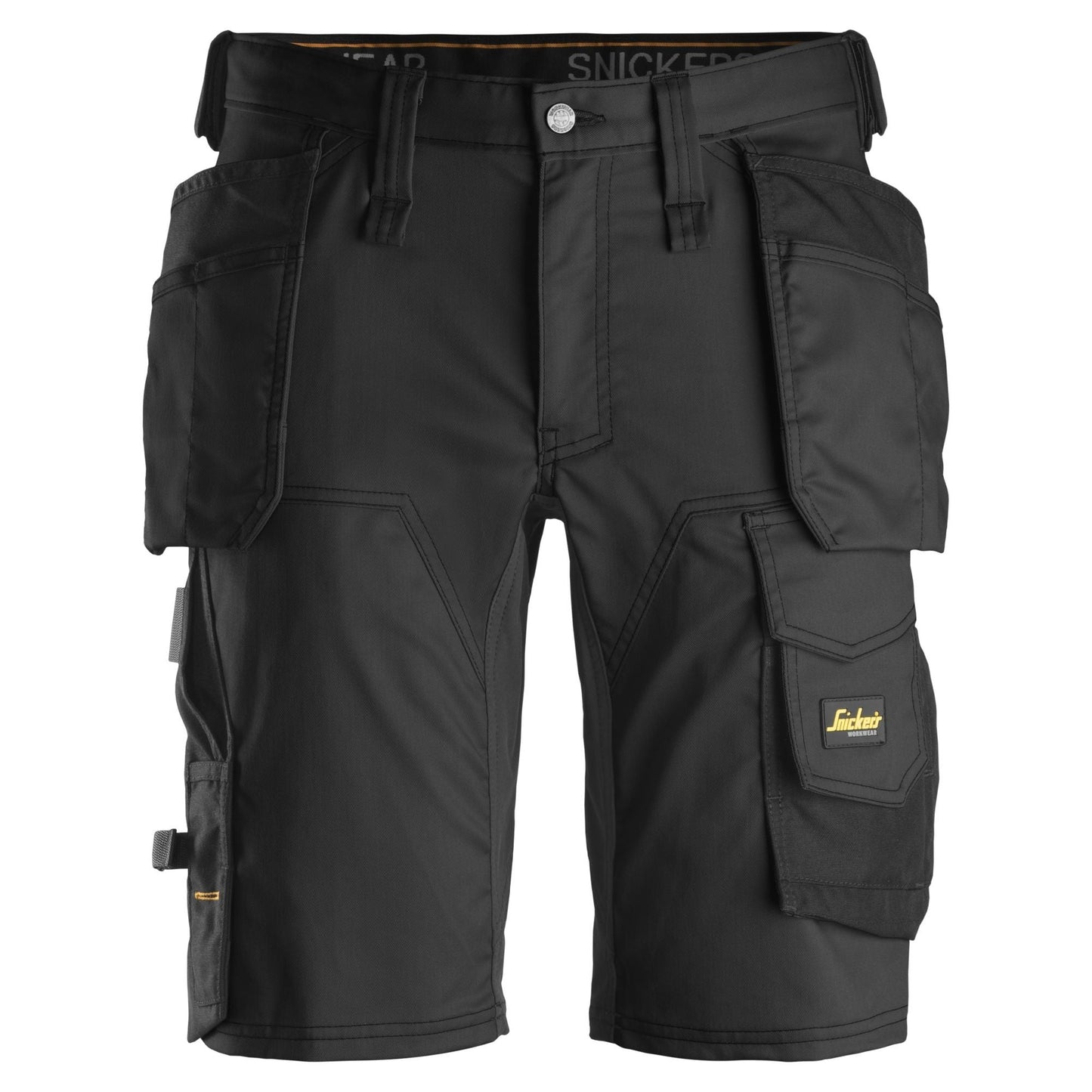 Snickers Workwear - 6141 Slim Fit All-Round Stretch Work Shorts with Floating Pockets Black