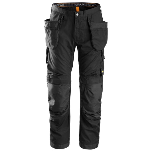 Snickers Workwear - 6201 AllroundWork Long Trousers with Floating Pockets, Black