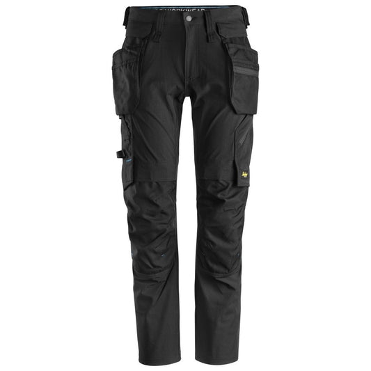 Snickers Workwear - 6208 Long work trousers with removable floating pockets, LiteWork, black
