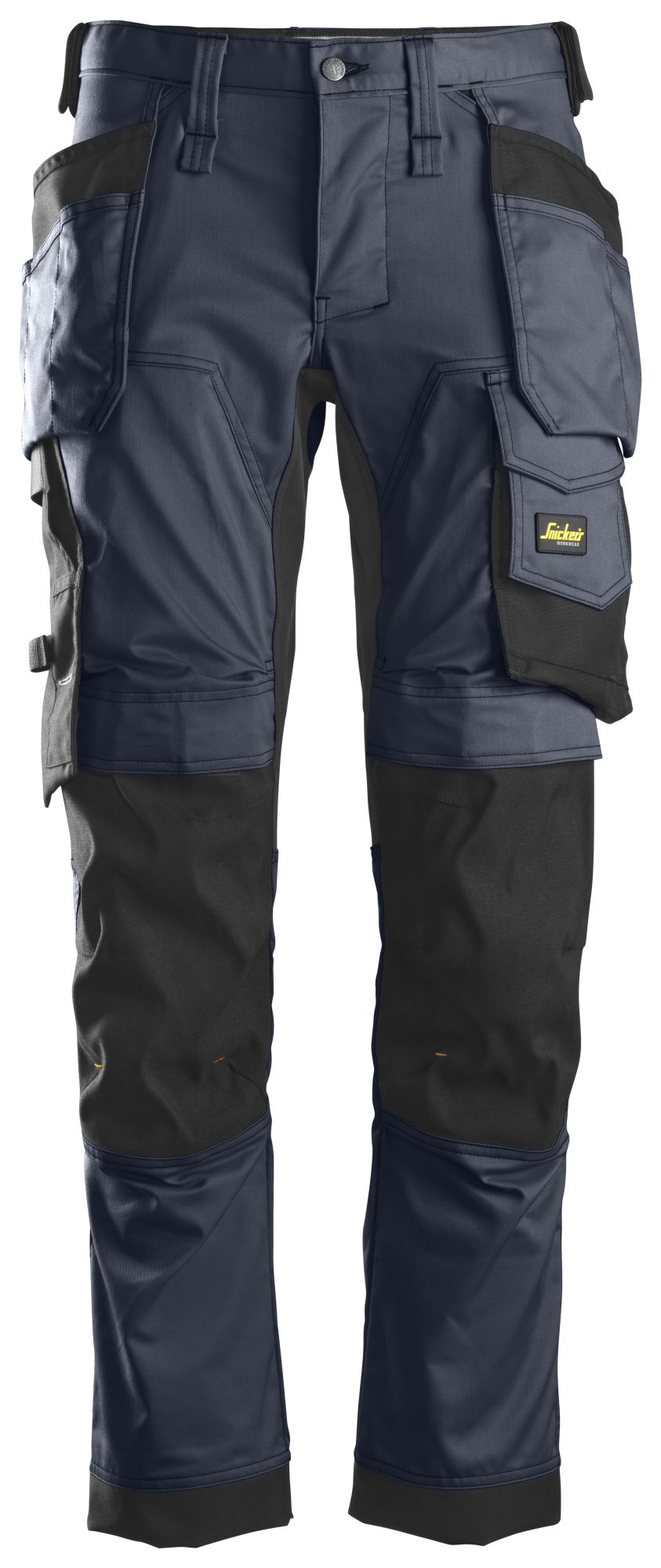 Snickers Workwear 62419504196 - Pantalón elástico AllroundWork con bolsillos flotantes Azul Marino-Negro talla 196