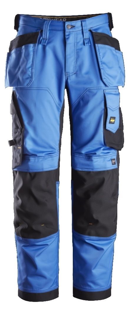 Snickers Workwear 62515604050 - Pantalon elastico ajuste holgado AllroundWork bolsillos flotantes azul-negro talla 050