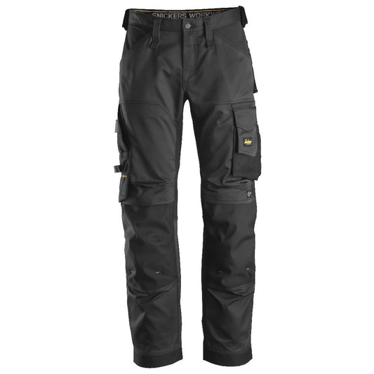 Snickers Workwear - 6351 Pantalones largos de trabajo elásticos ajuste holgado AllroundWork Loose Fit color negro