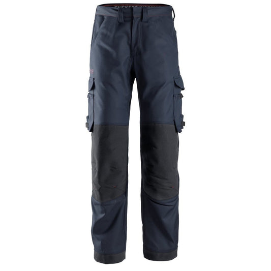 Snickers Workwear - 6362 ProtecWork Long Work Trousers with Symmetrical Legs, Navy Blue