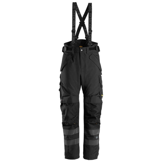 Snickers Workwear - 6620 AllroundWork 37.5® Waterproof Double-Padded Work Trousers, Black