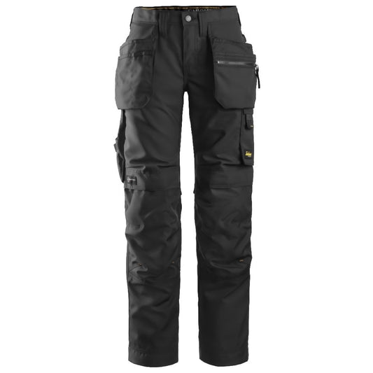 Snickers Workwear - 6701 Pantalones largos de trabajo para mujer con bolsillos flotantes AllroundWork negro