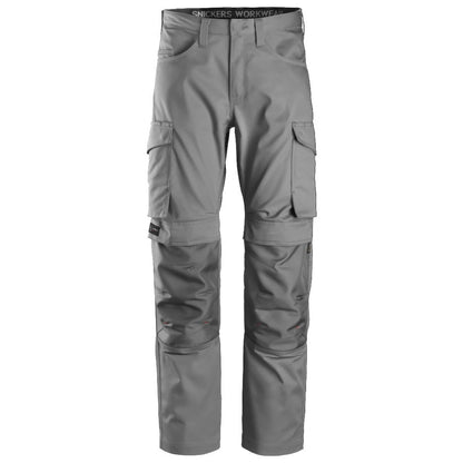 Snickers Workwear - Pantalon long 6801 Services + Support pour genouillères Gris