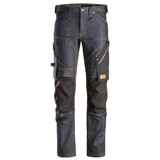 Snickers Workwear - 6956 Pantalones largos de trabajo FlexiWork en tejido vaquero