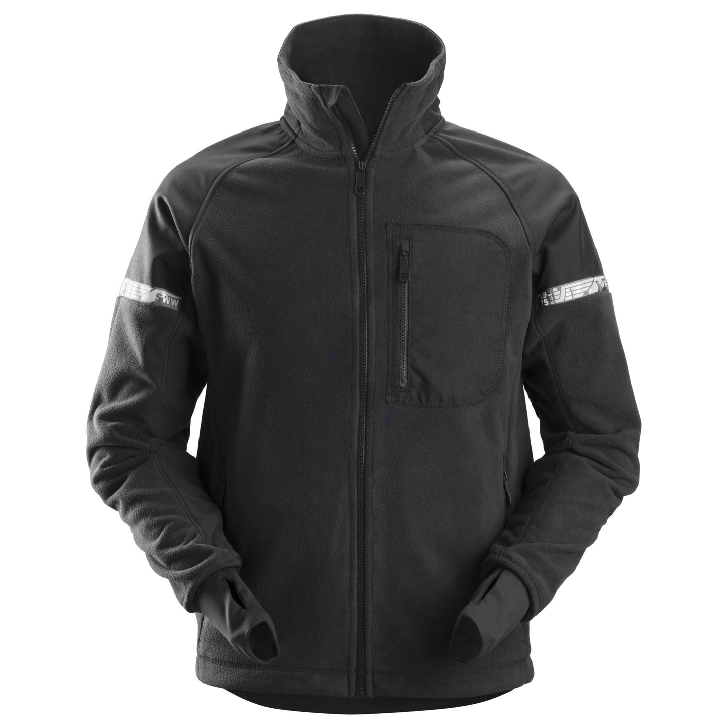 Snickers Workwear - 8005 AllroundWork Windbreaker Fleece Jacket Black