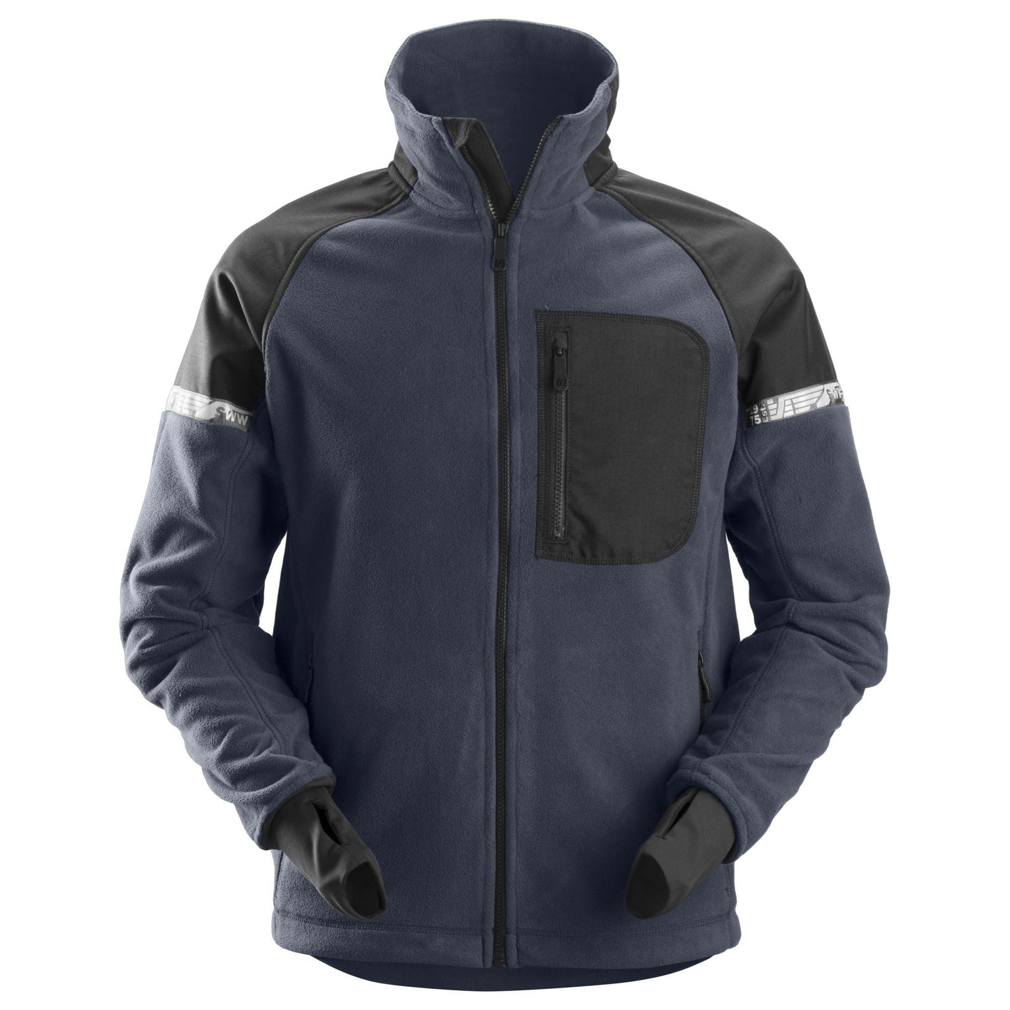 Snickers Workwear - 8005 AllroundWork Windbreaker Fleece Jacket Navy/Black