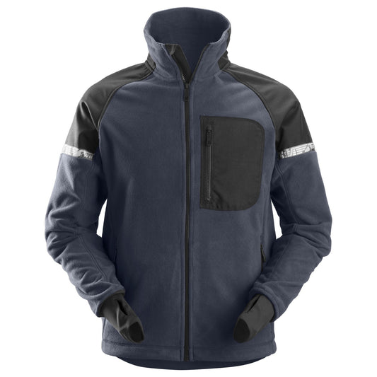 Snickers Workwear - 8005 AllroundWork Windbreaker Fleece Jacket Navy/Black