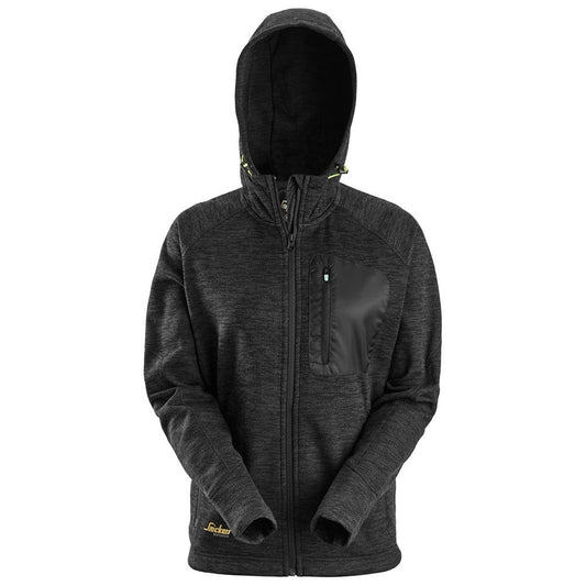 Snickers Workwear - 8047 Sudadera con capucha para mujer FlexiWork negro