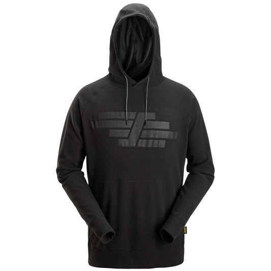 Snickers Workwear - 8075 Sudadera AllroundWork Polartec® con capucha de rizo color negro