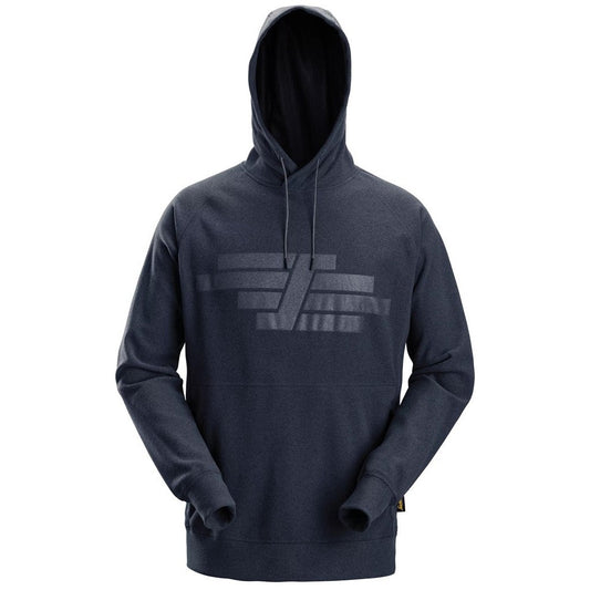Snickers Workwear - 8075 AllroundWork Polartec® Terry Hooded Sweatshirt in Heather Navy