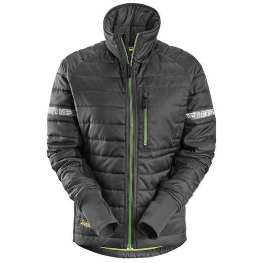 Snickers Workwear - 8107 Chaqueta aislante 37.5® para mujer AllroundWork gris acero-negro