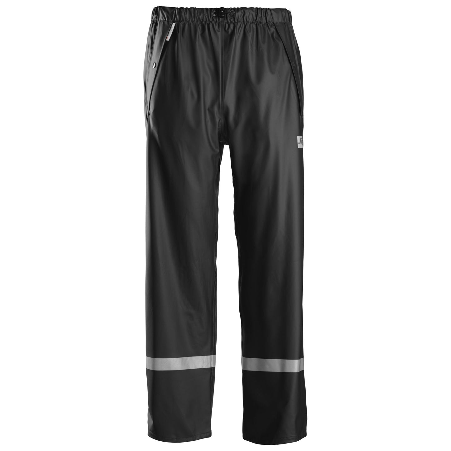 Snickers Workwear - 8201 Waterproof PU Long Work Trousers Black