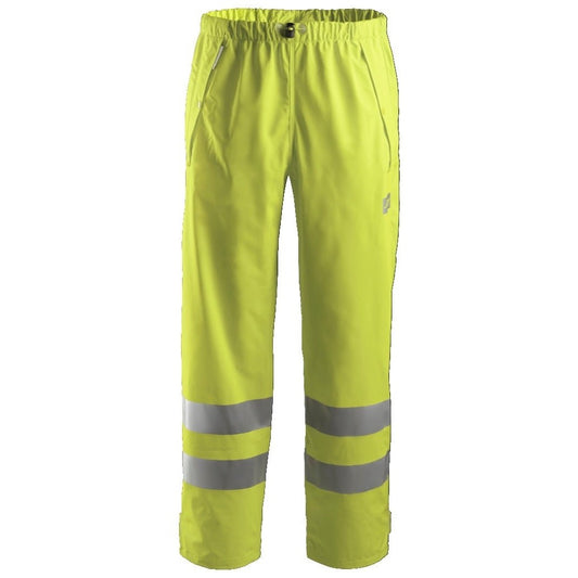 Snickers Workwear - 8243 Pantalón Impermeable PU Alta Visibilidad Clase 2 Naranja