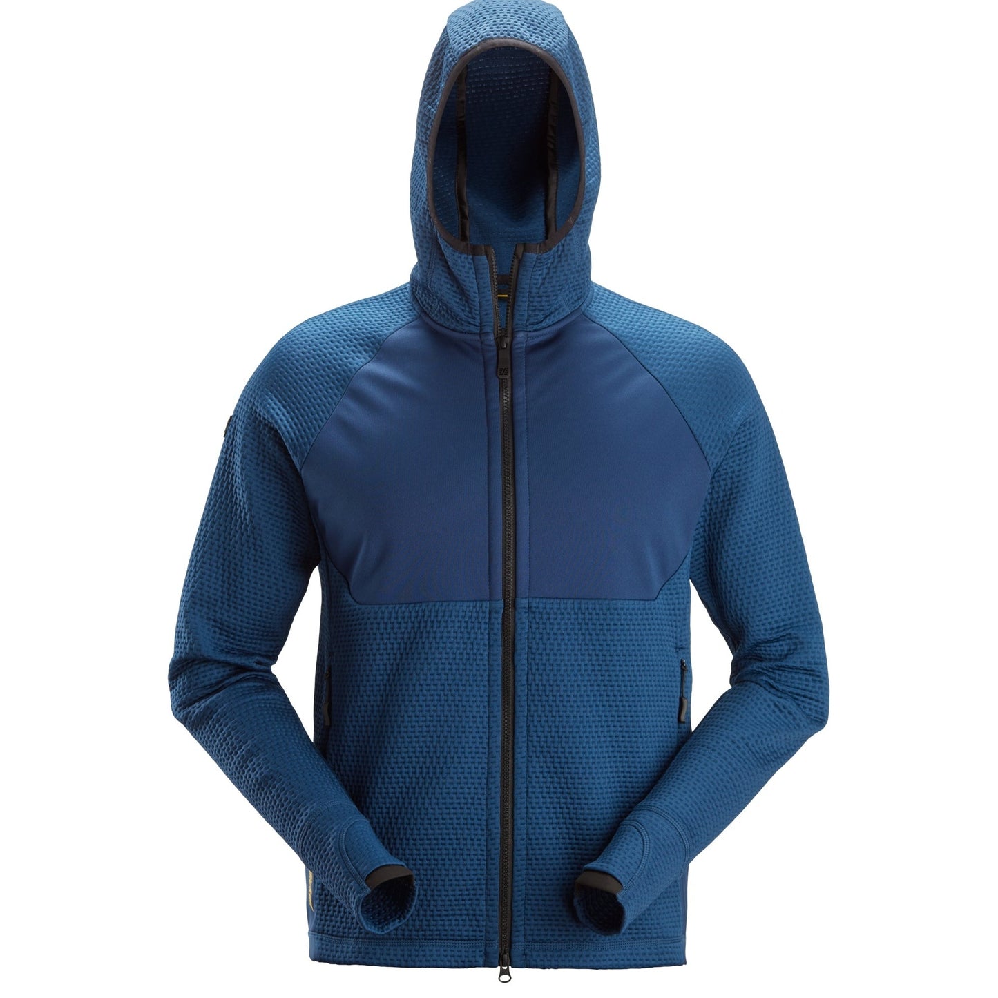 Snickers Workwear - 8405 Chaqueta intermedia FlexiWork azul oscuro con capucha y cremallera completa