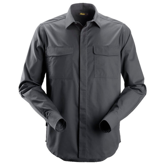 Snickers Workwear - 8510 Camisa Servicios manga larga Gris acero