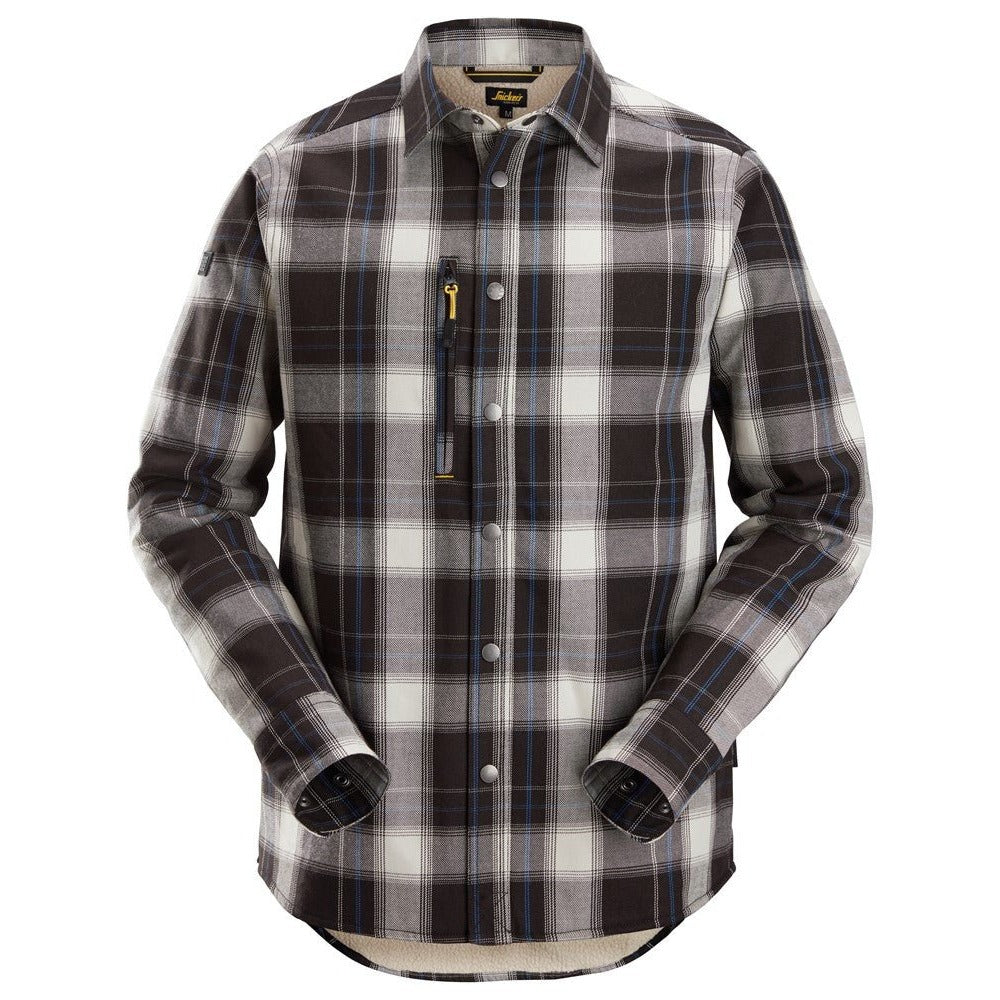 Snickers Workwear - 8522 AllroundWork Insulated Shirt Black/Off-White