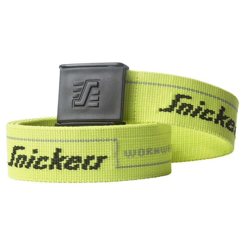 Snickers Workwear - 9033 Cinturon 100% Polyester con logo Snickers amarillo