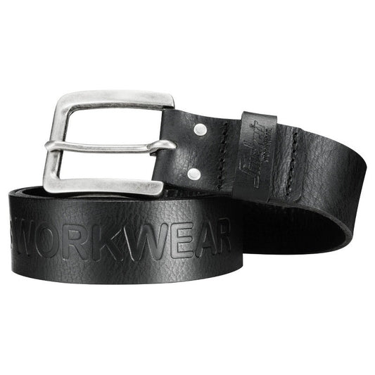 Snickers Workwear - 9034 Cinturón Cuero Negro