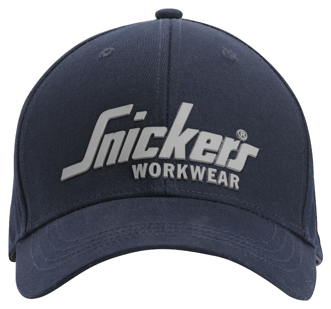 Snickers Workwear 90419504000 - Gorra con logo 3D azul marino-negro talla unica