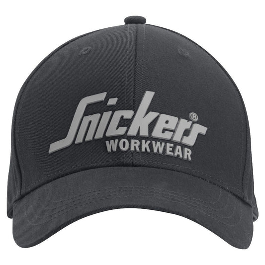 Snickers Workwear - 9041 3D Logo Cap Black