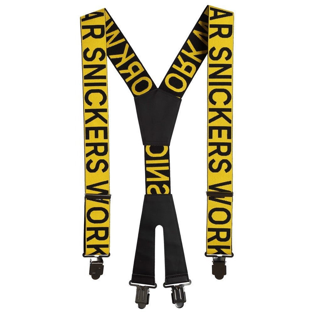 Snickers Workwear - 9064 Yellow-Black Logo Suspenders
