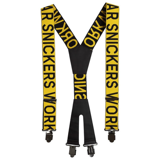 Snickers Workwear - 9064 Tirantes con logotipo amarillo-negro