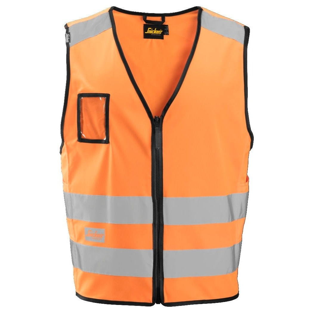 Snickers Workwear - 9153 Chaleco de alta Visibilidad clase 2 naranja