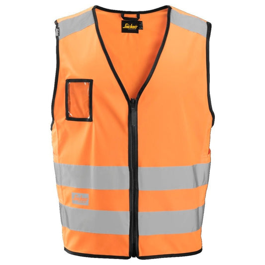 Snickers Workwear - 9153 Chaleco de alta Visibilidad clase 2 naranja
