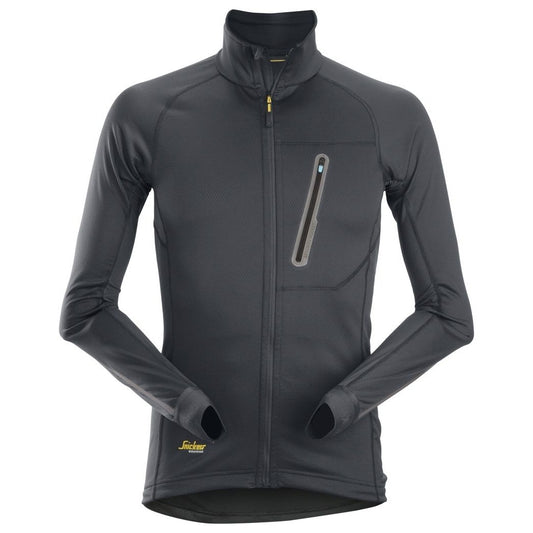 Snickers Workwear - 9448 Chaqueta capa intermedia LiteWork negro/ gris acero