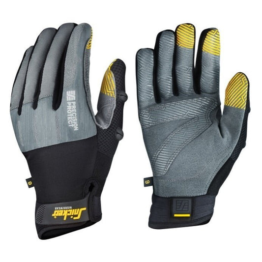 Snickers Workwear - 9574 Par de guantes Precision Protect Negro / Gris
