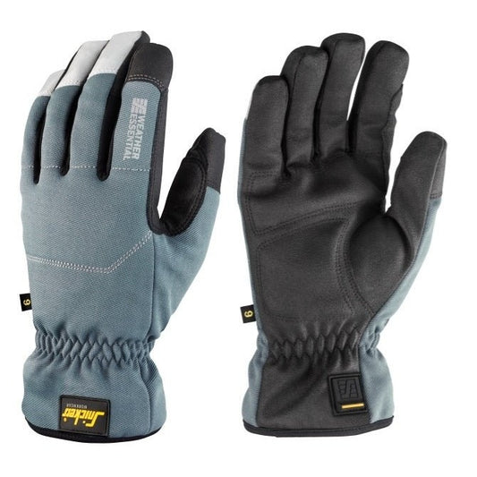 Snickers Workwear - 9578 Par de guantes Weather Essential Gris / Negro