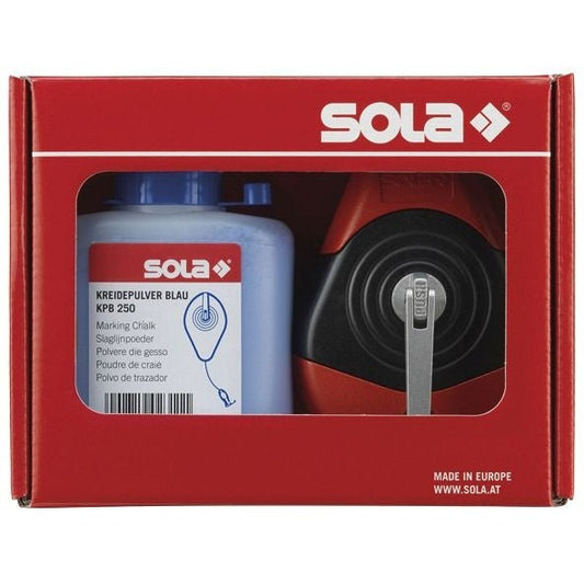 Sola CLP30SETB - Manual chalk line pack + chalk powder