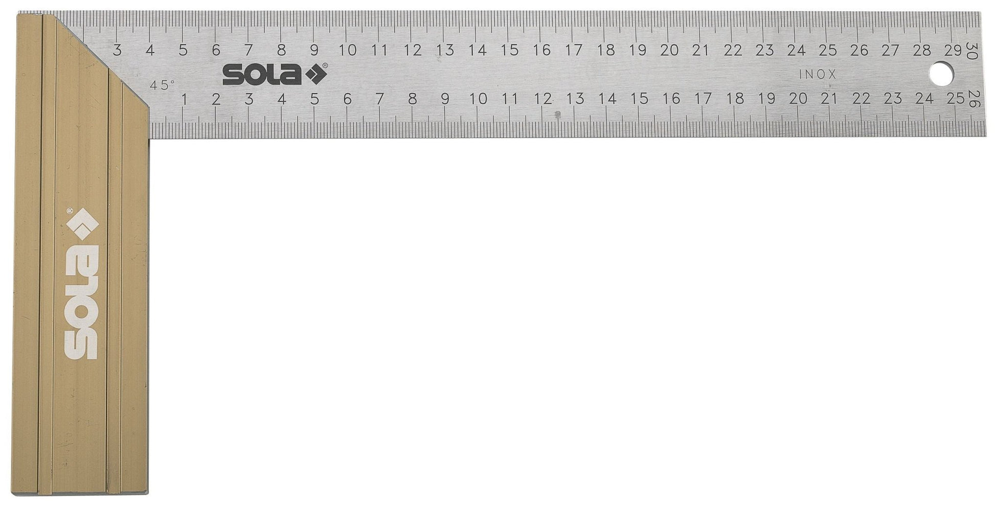 Sola Escuadra de carpintero de acero inoxidable SRB - Ferrotecnia
