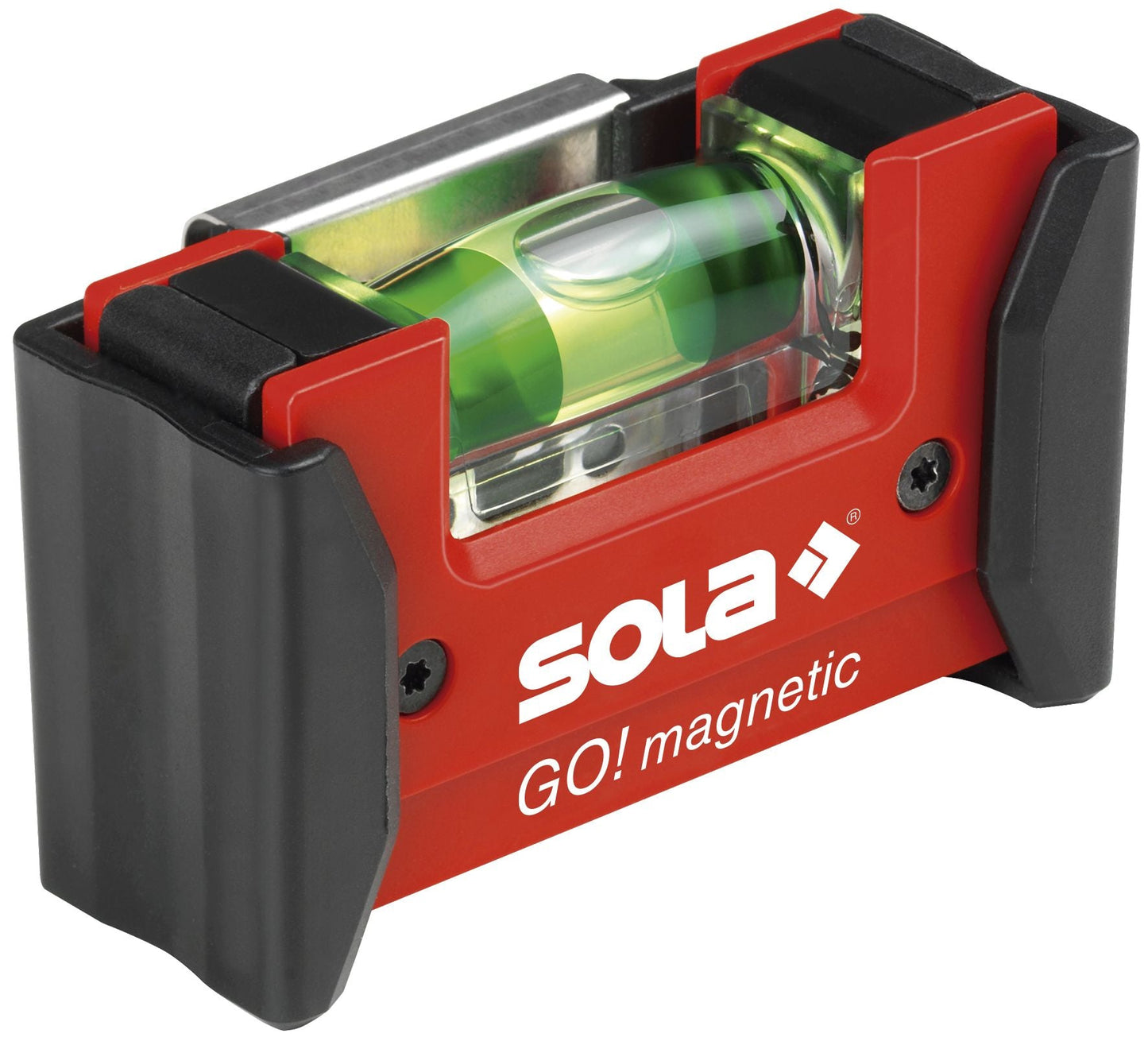 Sola GOMAGNETICCLIP - Nivel de burbuja compacto GO! Magnetic CLIP - Ferrotecnia