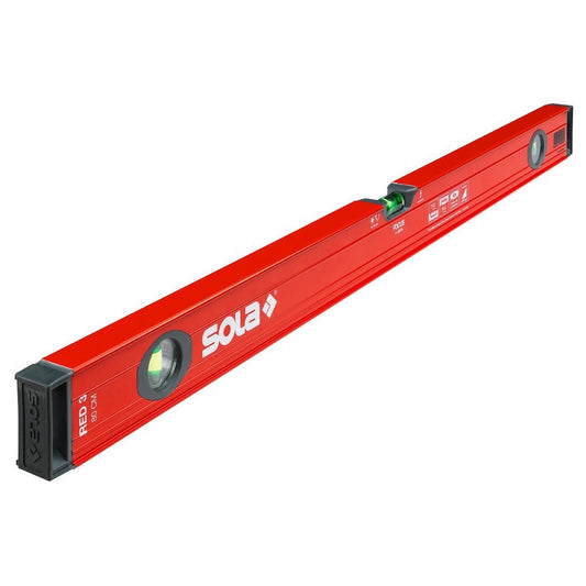 Sola Nivel de burbuja de aluminio RED 3 - Ferrotecnia