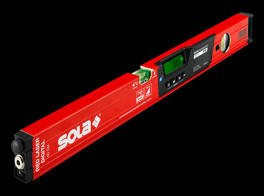 Sola RED60LASERDIGITAL - Nivel láser de burbuja con inclinómetro electrónico digital Red Laser Digital