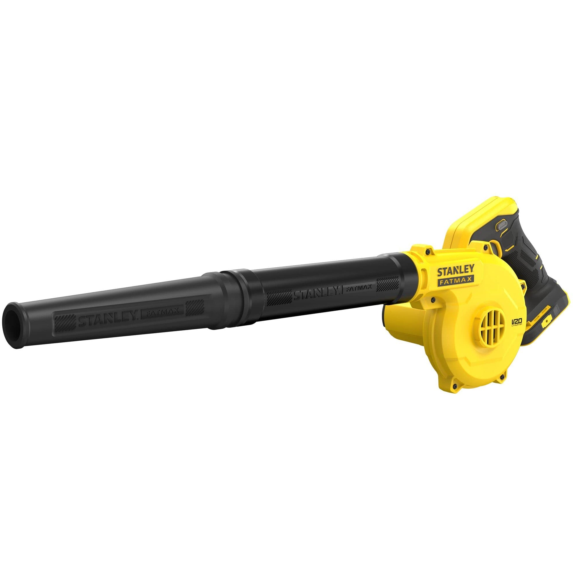 Soplador Compacto V20 Li-Ion 18V, 3 velocidades, velocidad del aire 80 m/s (288 km/h), caudal de aire 170 m³/h. Sin batería/cargador