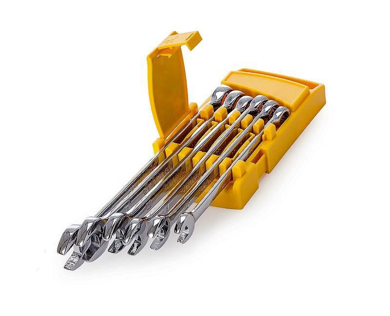 Stanley 4-94-646 - Juego 6 llaves combinadas cromo