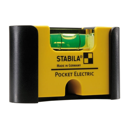 Stabila 181154 - Stabila POCKET LEVEL ELECTRIC Magnetic Pocket Spirit Level with Belt Holster