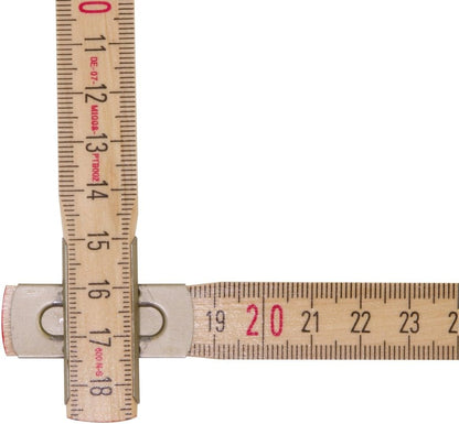 Stabila 182144 - Metro plegable de madera Stabila 607N - S10 en cm. y pulgadas - Ferrotecnia